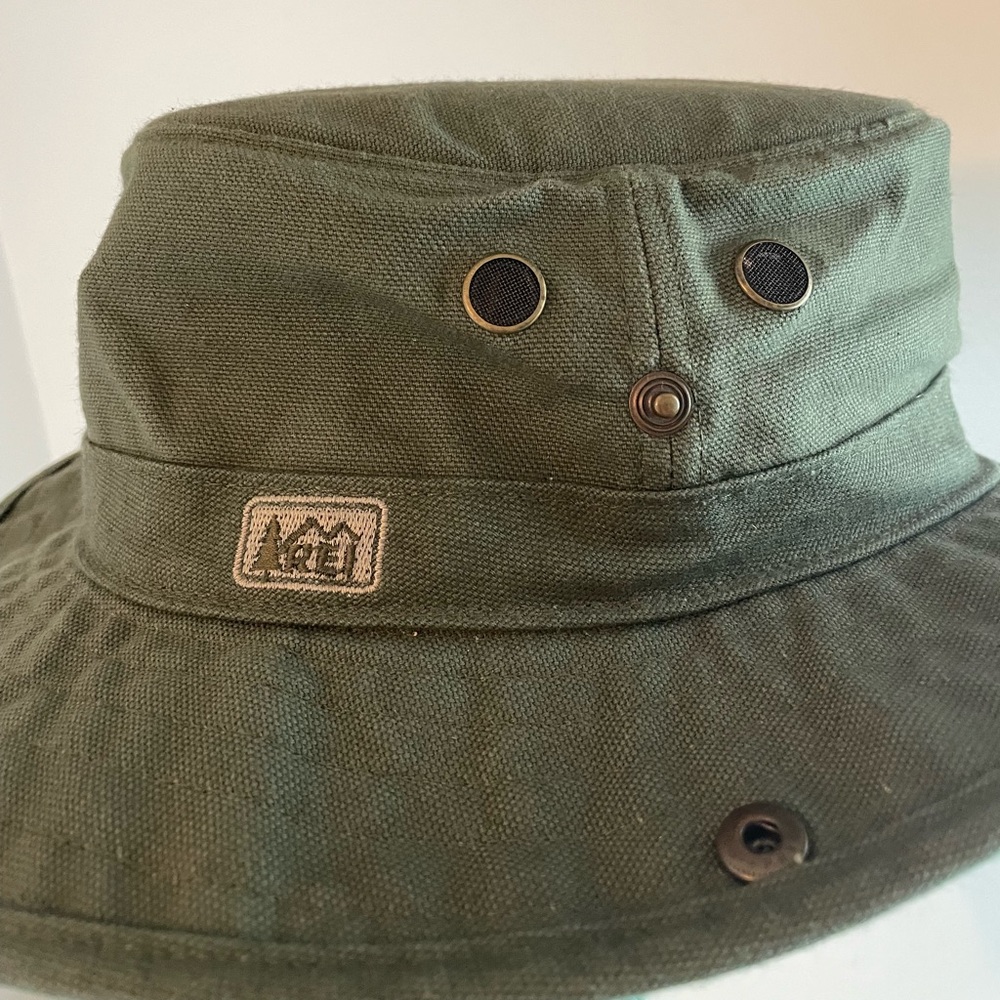 🐮 SOLD 🐮REI vintage Boonie/ fisherman hat size large green